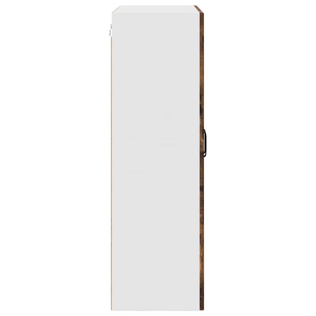Keukenkast aan de muur met plank Gerookt eiken 80 x 31 x 100 cm