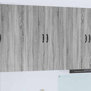Keukenkast 80x31x100 cm grijs sonoma bewerkt hout