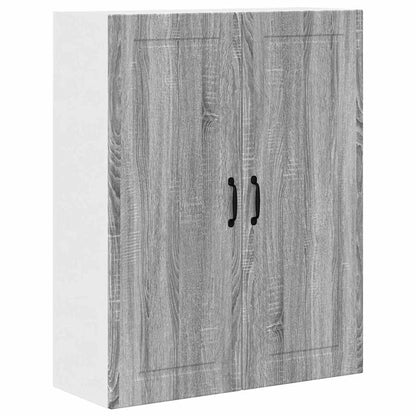 Keukenkast aan de muur met plank Grijs Sonoma 80 x 31 x 100 cm
