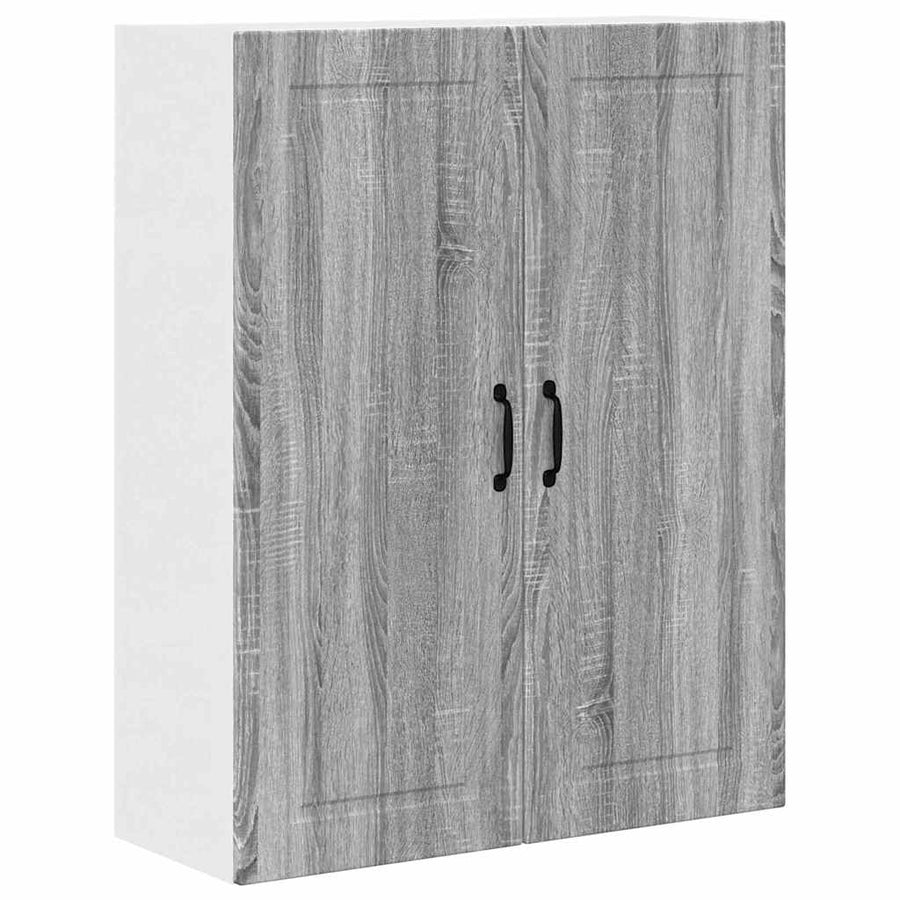 Keukenkast aan de muur met plank Grijs Sonoma 80 x 31 x 100 cm