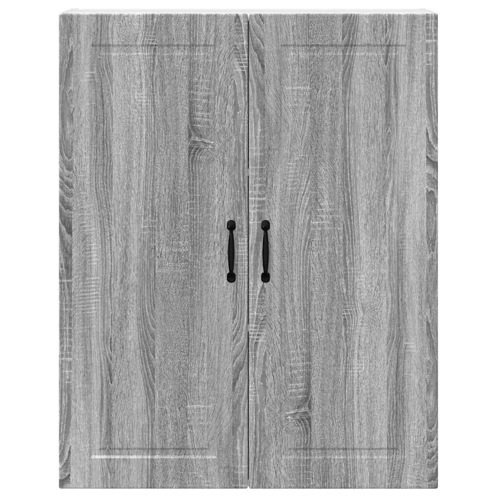 Keukenkast aan de muur met plank Grijs Sonoma 80 x 31 x 100 cm