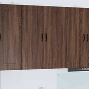 Keukenkast 80x31x100 cm bruin eiken