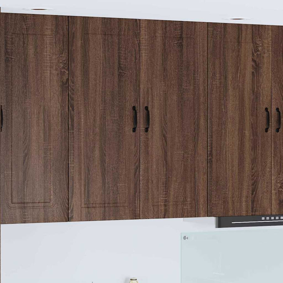 Keukenkast aan de muur met plank Bruin Eiken 80 x 31 x 100 cm