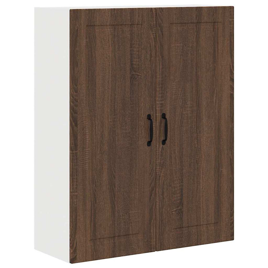 Keukenkast aan de muur met plank Bruin Eiken 80 x 31 x 100 cm
