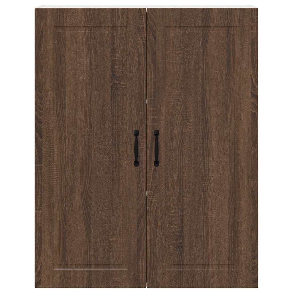 Keukenkast aan de muur met plank Bruin Eiken 80 x 31 x 100 cm