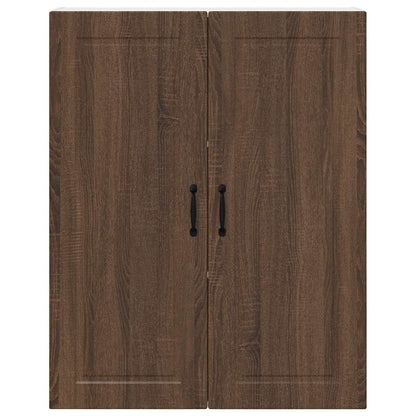 Keukenkast aan de muur met plank Bruin Eiken 80 x 31 x 100 cm