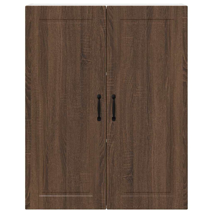Keukenkast aan de muur met plank Bruin Eiken 80 x 31 x 100 cm
