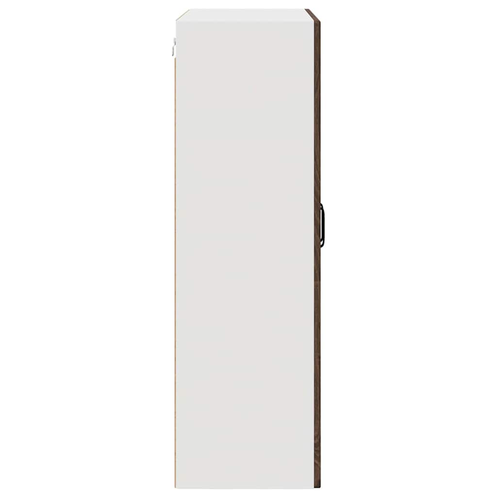 Keukenkast aan de muur met plank Bruin Eiken 80 x 31 x 100 cm