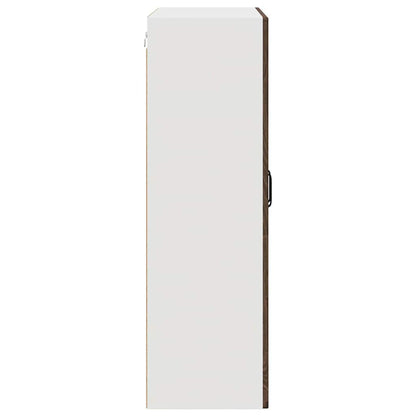 Keukenkast aan de muur met plank Bruin Eiken 80 x 31 x 100 cm