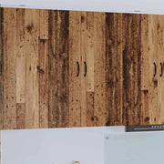 Keukenkast 80x31x100 cm bewerkt hout oud hout