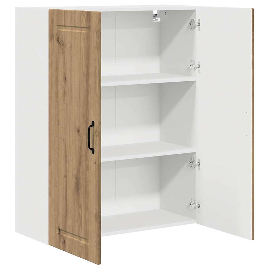 Keukenkast aan de muur met plank Artisan Eiken 80 x 31 x 100 cm