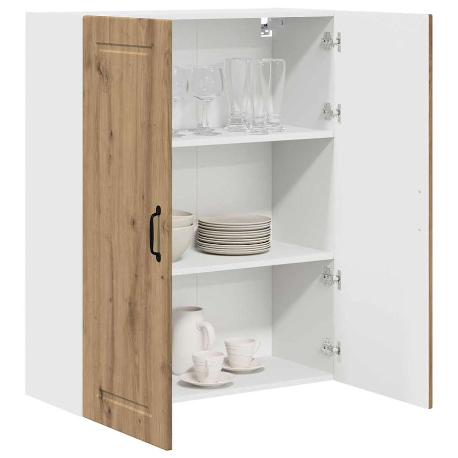 Keukenkast aan de muur met plank Artisan Eiken 80 x 31 x 100 cm