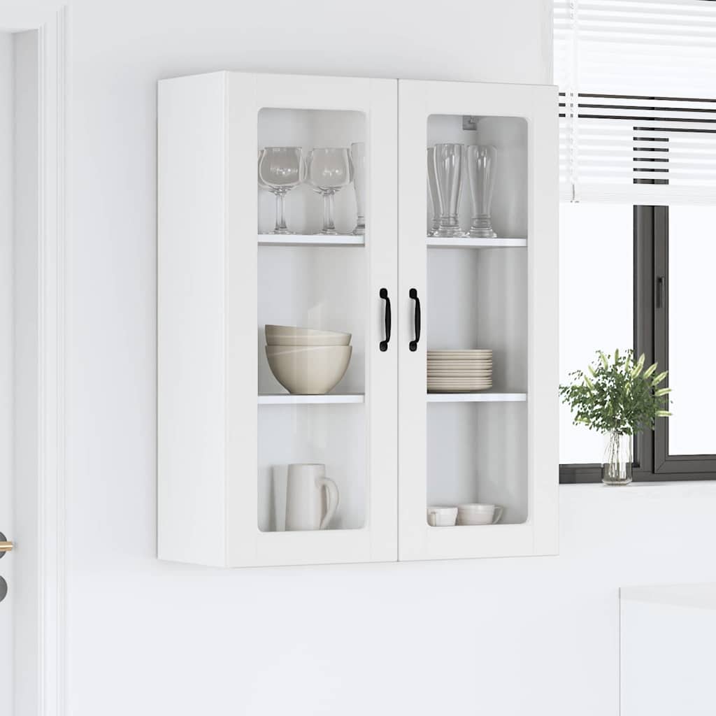 Keukenkast aan de muur Wit 80 x 31 x 100 cm Bewerkt hout