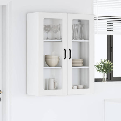 Keukenkast aan de muur Wit 80 x 31 x 100 cm Bewerkt hout