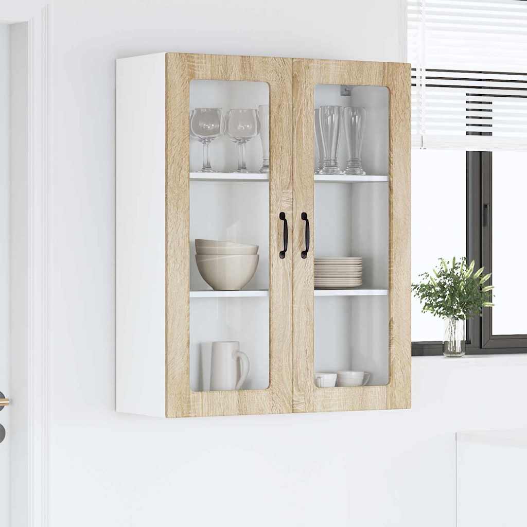 Keukenkast aan de muur met plank Sonoma Eiken 80 x 31 x 100 cm