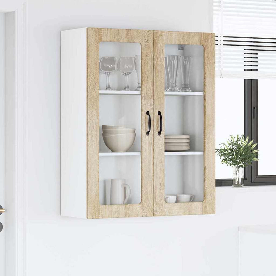 Keukenkast aan de muur met plank Sonoma Eiken 80 x 31 x 100 cm
