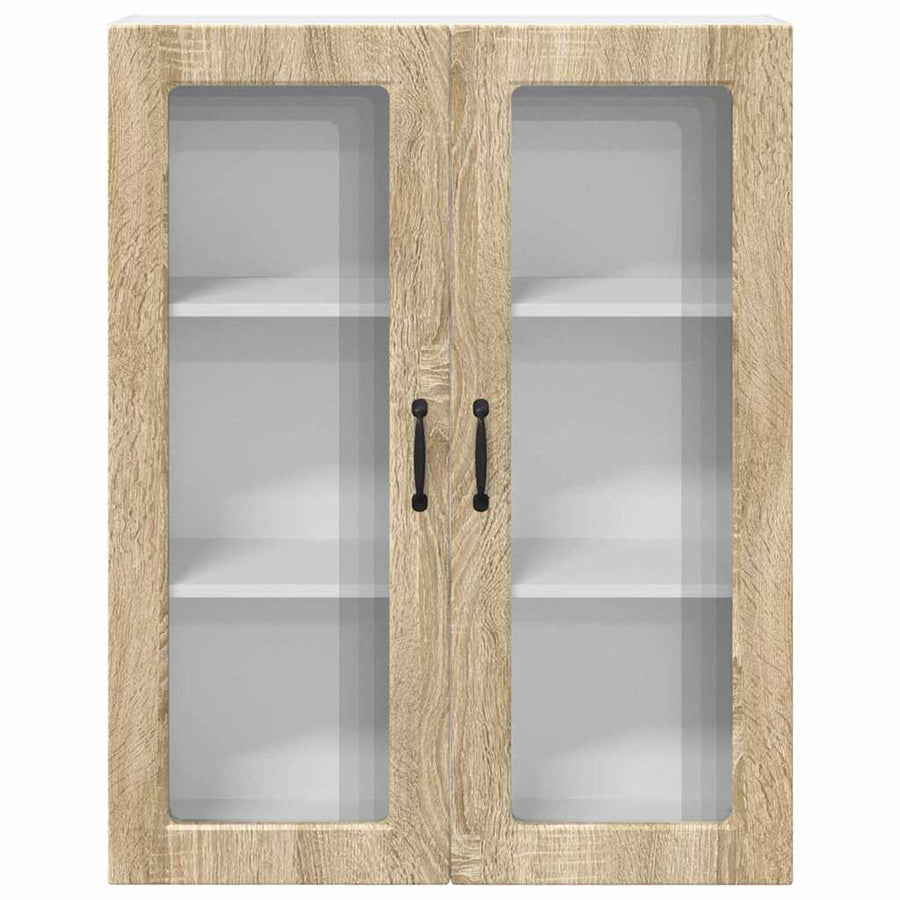 Keukenkast aan de muur met plank Sonoma Eiken 80 x 31 x 100 cm