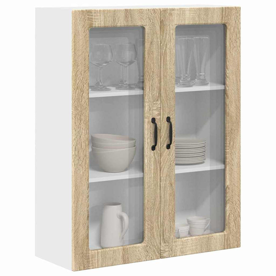 Keukenkast aan de muur met plank Sonoma Eiken 80 x 31 x 100 cm