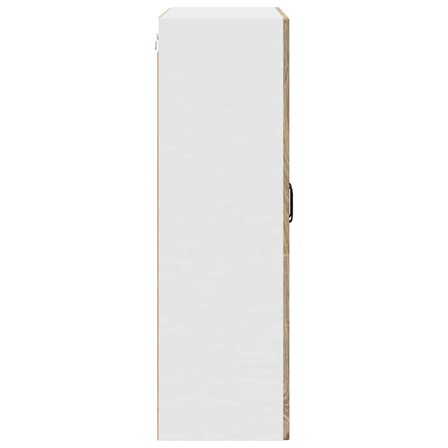 Keukenkast aan de muur met plank Sonoma Eiken 80 x 31 x 100 cm