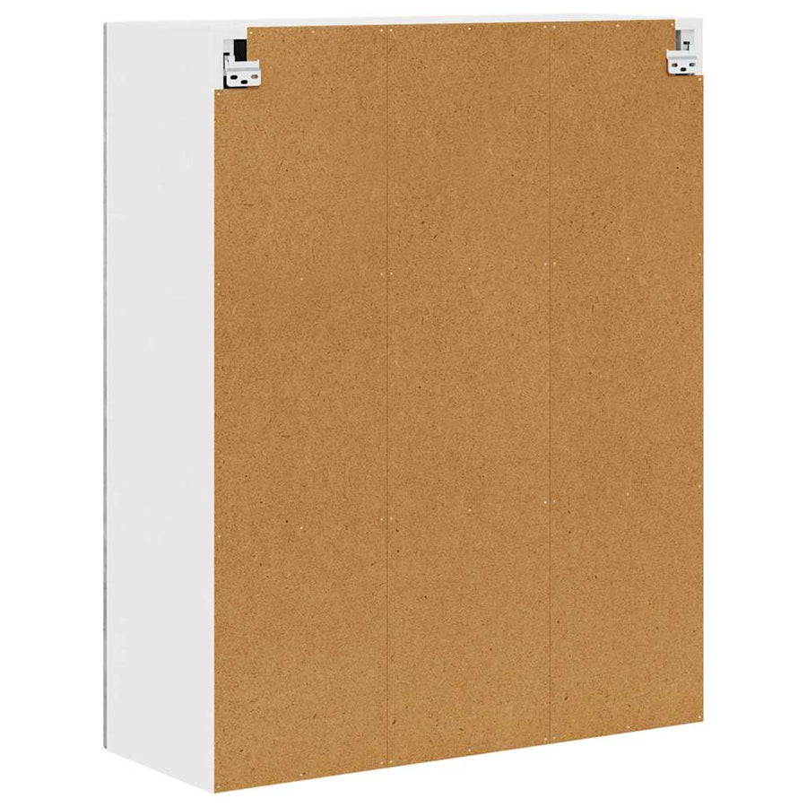 Keukenkast aan de muur met plank Beton Grijs 80 x 31 x 100 cm