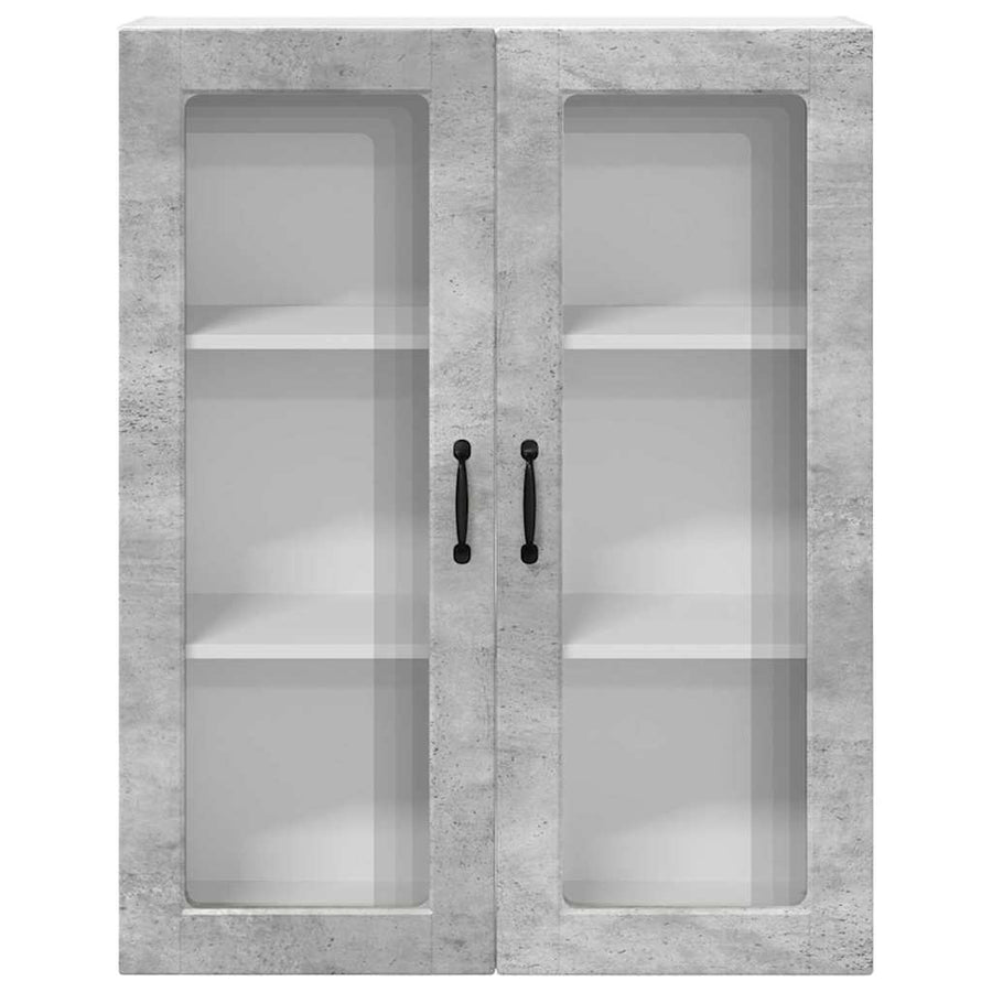 Keukenkast aan de muur met plank Beton Grijs 80 x 31 x 100 cm
