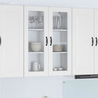 Keukenkast 80x31x100 cm hoogglans wit bewerkt hout