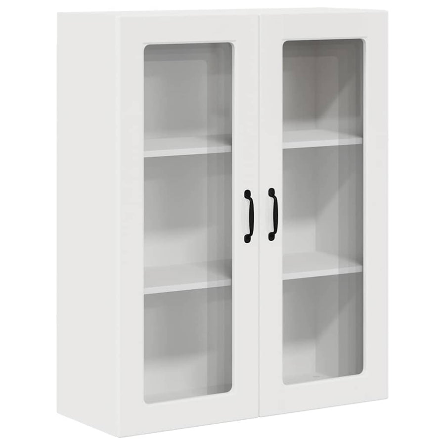 Keukenkast aan de muur met plank Hoogglans wit 80 x 31 x 100 cm
