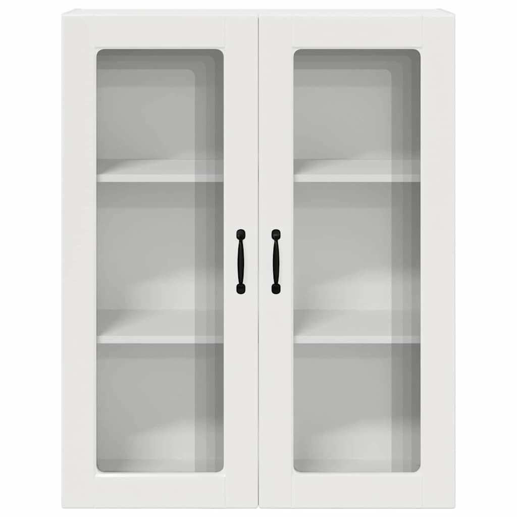 Keukenkast aan de muur met plank Hoogglans wit 80 x 31 x 100 cm