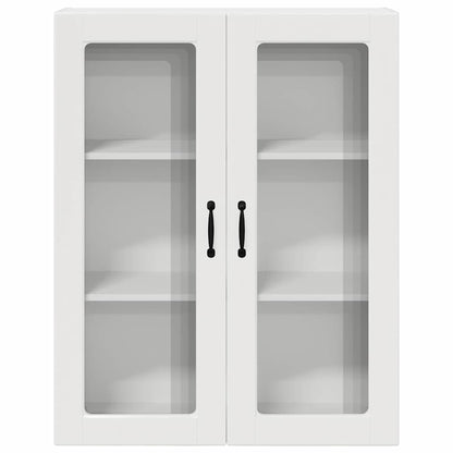 Keukenkast aan de muur met plank Hoogglans wit 80 x 31 x 100 cm