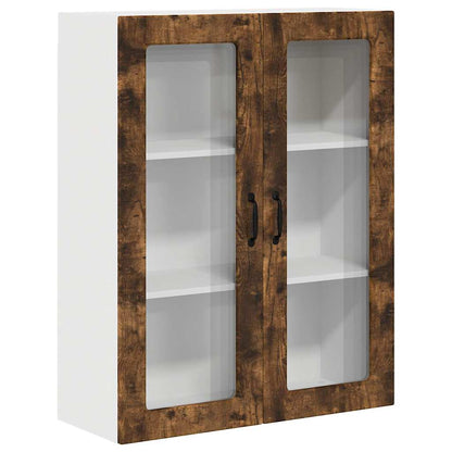 Keukenkast aan de muur met plank Gerookt eiken 80 x 31 x 100 cm