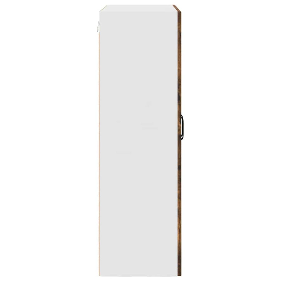 Keukenkast aan de muur met plank Gerookt eiken 80 x 31 x 100 cm
