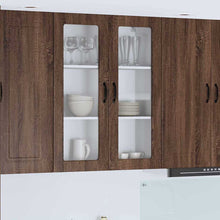 Keukenkast aan de muur met plank Bruin Eiken 80 x 31 x 100 cm