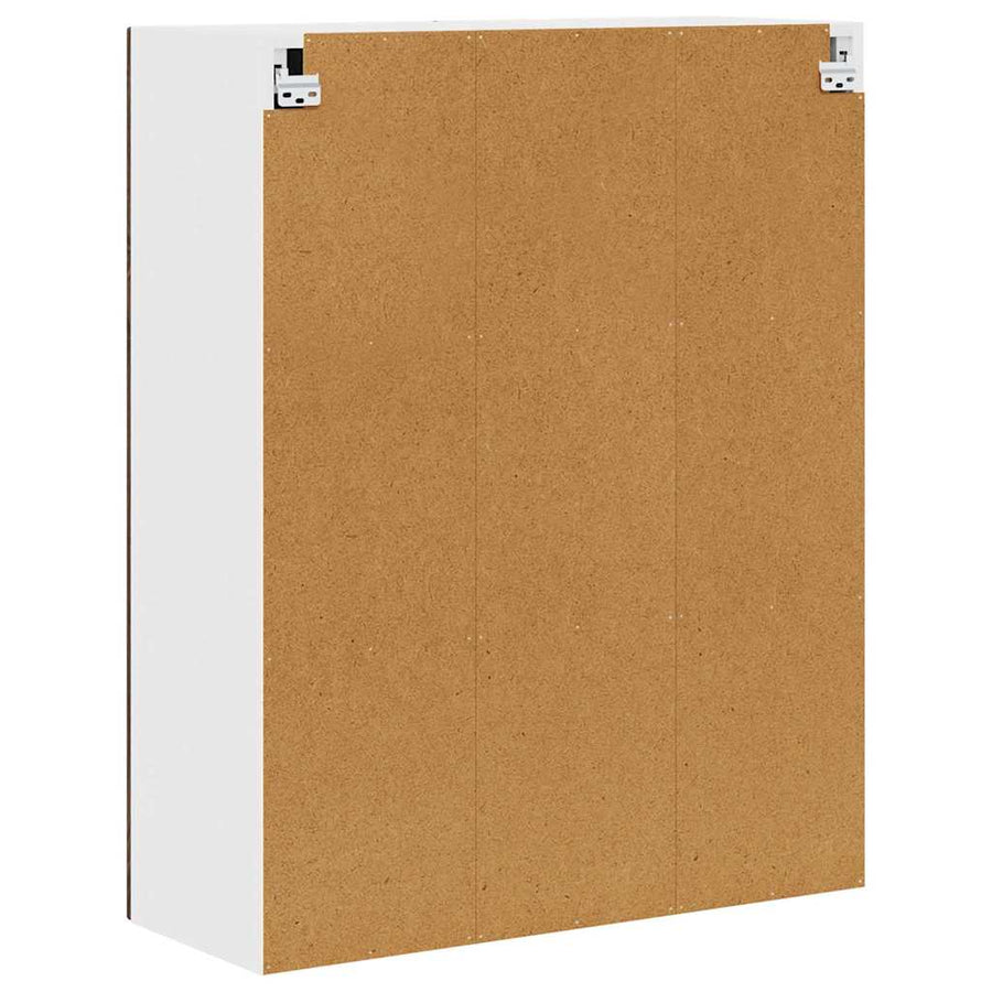 Keukenkast aan de muur met plank Bruin Eiken 80 x 31 x 100 cm