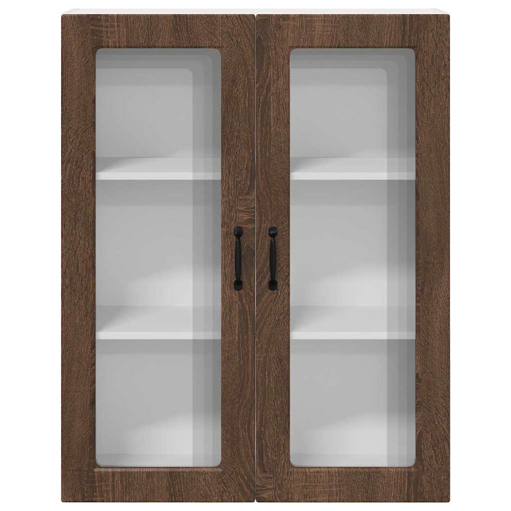 Keukenkast aan de muur met plank Bruin Eiken 80 x 31 x 100 cm