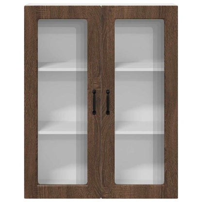 Keukenkast aan de muur met plank Bruin Eiken 80 x 31 x 100 cm