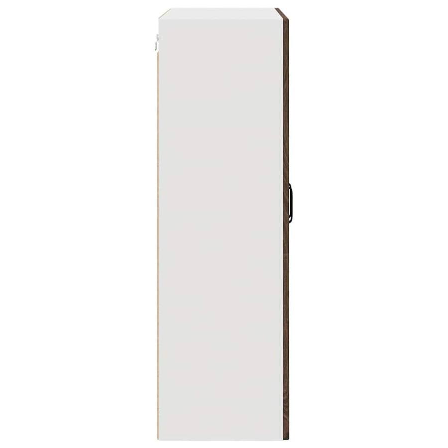 Keukenkast aan de muur met plank Bruin Eiken 80 x 31 x 100 cm