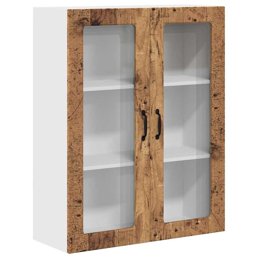 Keukenkast aan de muur Oud Hout 80 x 31 x 100 cm Bewerkt hout