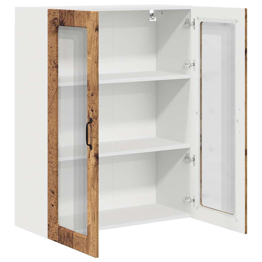 Keukenkast aan de muur Oud Hout 80 x 31 x 100 cm Bewerkt hout