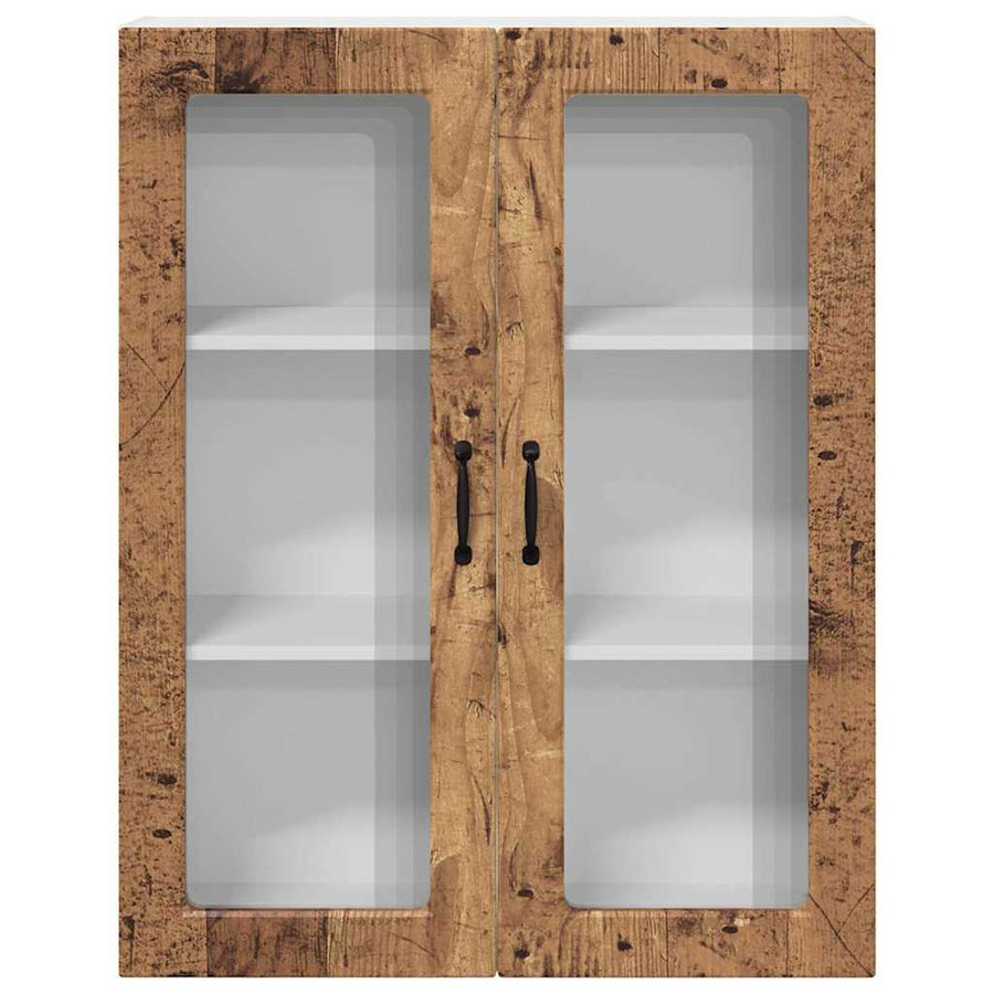 Keukenkast aan de muur Oud Hout 80 x 31 x 100 cm Bewerkt hout