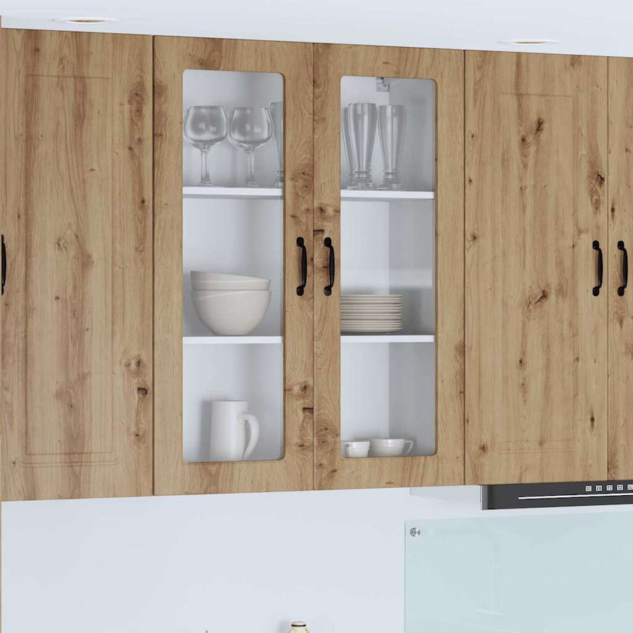 Keukenkast aan de muur met plank Artisan Eiken 80 x 31 x 100 cm