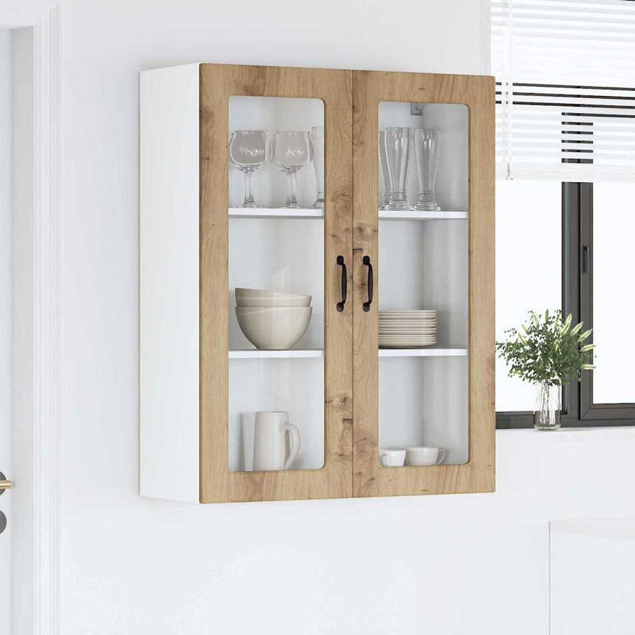 Keukenkast aan de muur met plank Artisan Eiken 80 x 31 x 100 cm