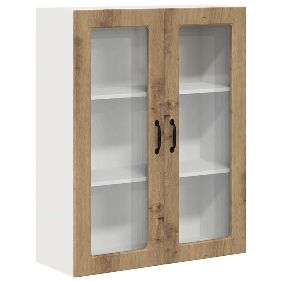 Keukenkast aan de muur met plank Artisan Eiken 80 x 31 x 100 cm