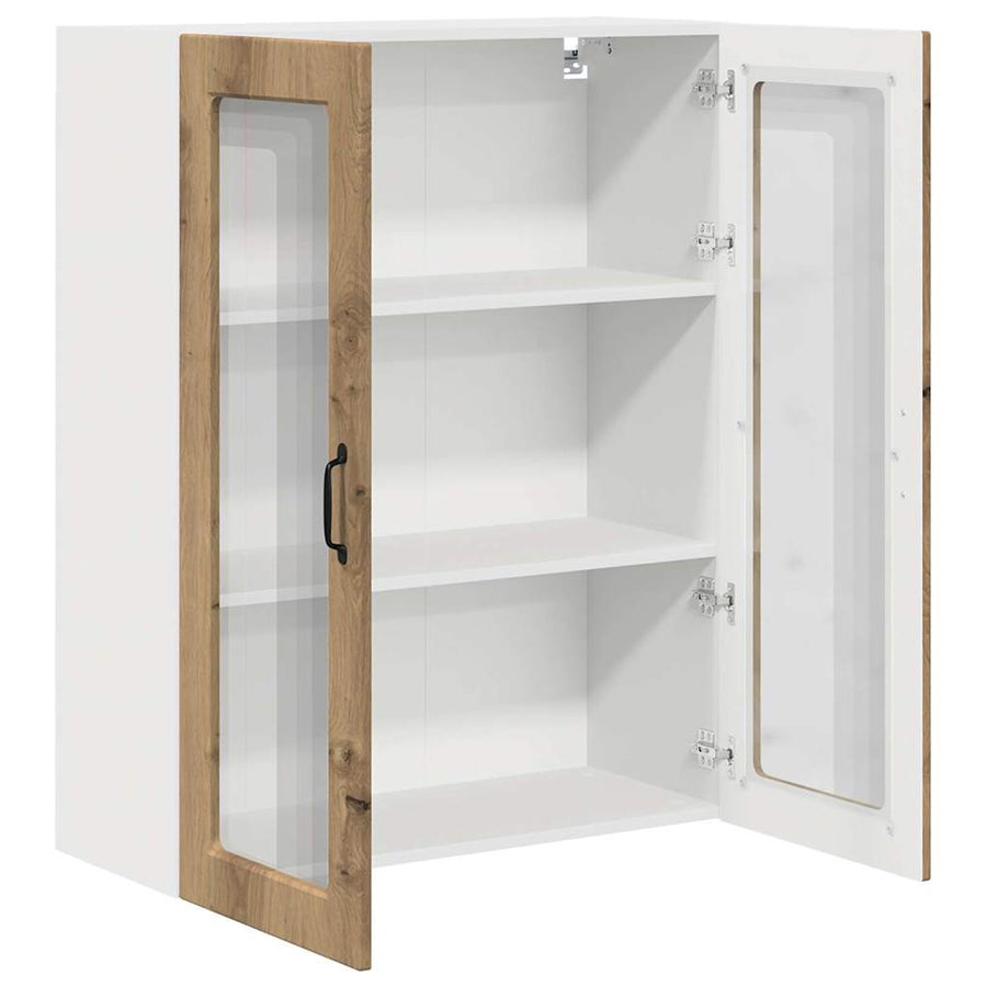 Keukenkast aan de muur met plank Artisan Eiken 80 x 31 x 100 cm