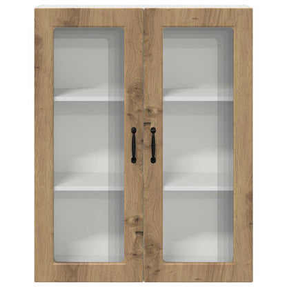 Keukenkast aan de muur met plank Artisan Eiken 80 x 31 x 100 cm