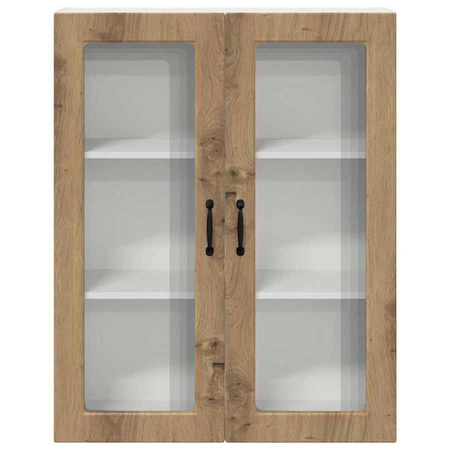 Keukenkast aan de muur met plank Artisan Eiken 80 x 31 x 100 cm