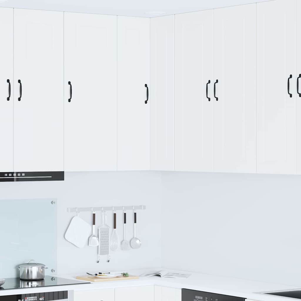 Keukenkast aan de muur Wit 57 x 57 x 100 cm Bewerkt hout