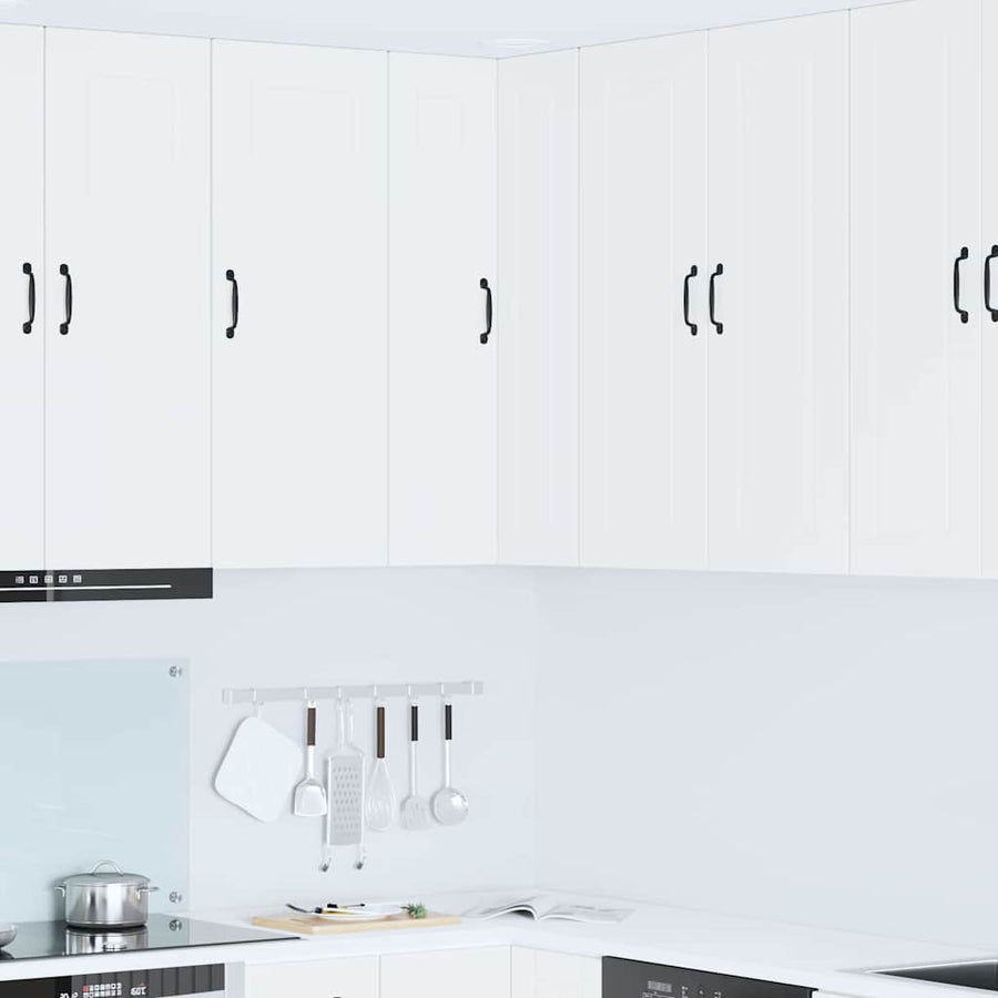 Keukenkast aan de muur Wit 57 x 57 x 100 cm Bewerkt hout