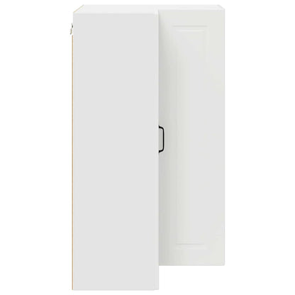 Keukenkast aan de muur Wit 57 x 57 x 100 cm Bewerkt hout