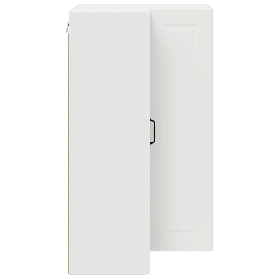 Keukenkast aan de muur Wit 57 x 57 x 100 cm Bewerkt hout