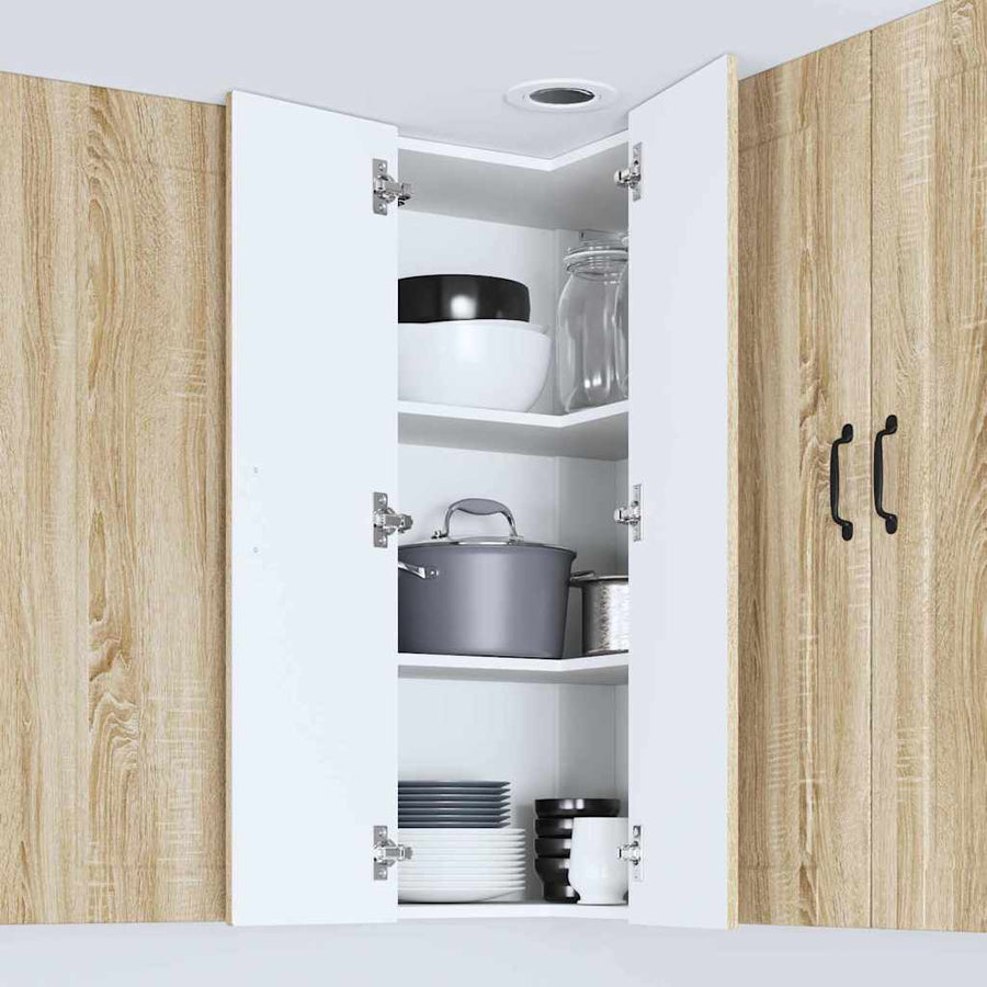Keukenkast aan de muur met plank Sonoma Eiken 57 x 57 x 100 cm